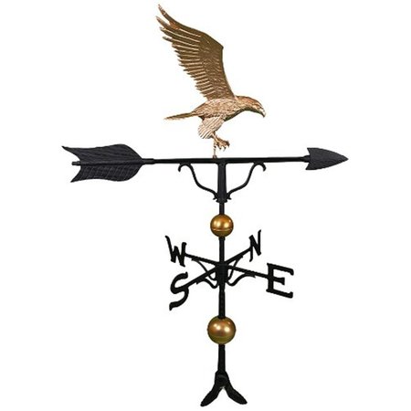 GARDENGEAR 500 Series 52 In Deluxe Gold Full Bodied Eagle Weathervane GA659115